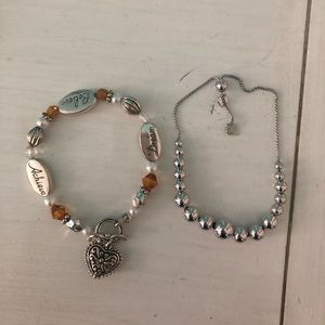 Set of Two Silver Bracelets